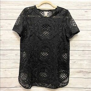 Sundance Crochet ss top